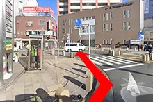 JR八王子駅からの道順-3