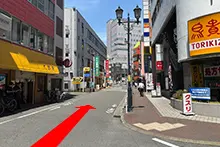 JR八王子駅からの道順-5