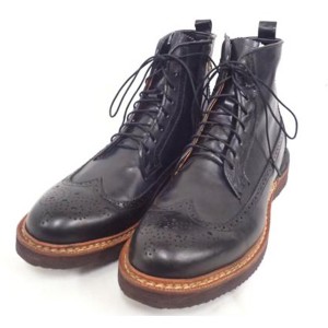 visvim PATRICIAN MID FOLK ヴィズヴィム ウィングチップレザーブーツ