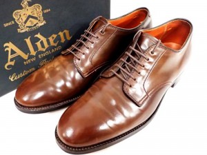 Alden オールデン ユナイテッドアローズ別注 4304 シガーコードバン プレーントゥ 8D