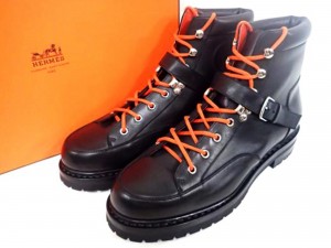 4_15_HERMES エルメス HIKING レザーマウンテンブーツ ハイキング