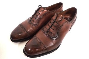 EDWARD GREEN エドワードグリーン CANTERBURY カンタベリー パンチドキャップトゥシューズ