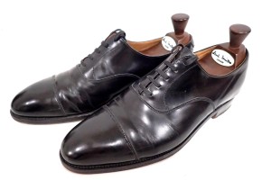 0911_クロケット&ジョーンズ(Crockett&Jones)×ポールスミス CONNAUGHT コノート キャップトゥレザーシューズ