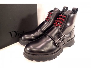 1218_ディオールオム(Dior HOMME) 16AW モンクストラップ レザーブーツ