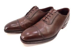 0203_クロケット＆ジョーンズ(Crockett&Jones) ハンドグレード キャップトゥレザーシューズ