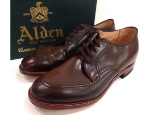 0302_オールデン(ALDEN)×バーニーズニューヨーク 59391 シガーコートバン レンジャーモンク レザーシューズ