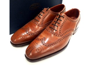 0307_クロケット&ジョーンズ(Crockett&Jones) クリフォード(CLIFFORD) ウイスキーコードバン ウイングチップ レザーシューズ