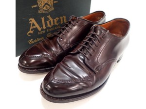 0310_オールデン(ALDEN) 8714 コードバン Vチップ レザーシューズ