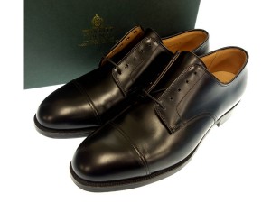 0415_クロケット＆ジョーンズ(Crockett&Jones) ボルトン(BOLTON) キャップトゥダービー レザーシューズ